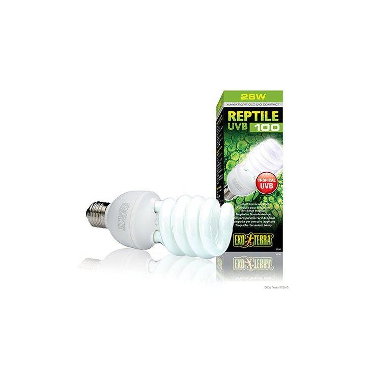 Exoterra Reptile UVB 100 loisteputkilamppu 25W E27 -