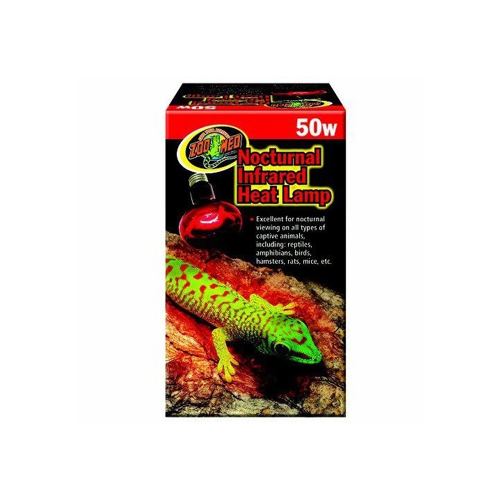 Zoo Med infrapuna lämpölamppu 50W E27 - Zoo Med