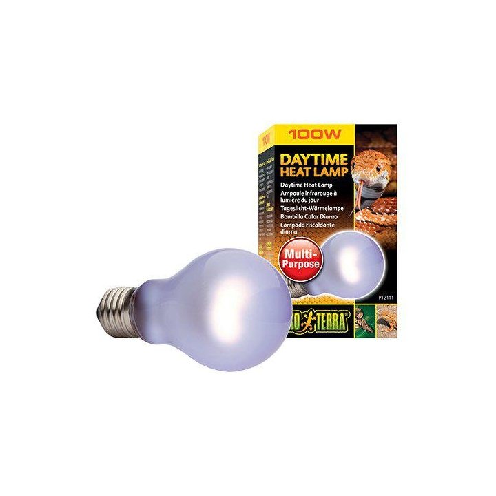 Exoterra daytime lämpö lamppu 100W a19 E27 'keltainen -