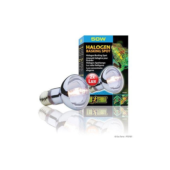 Exoterra halogen basking spot 50W R20 E27 -