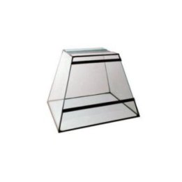 Terraario pyramid 40x35x30CM valonläpäisy katto 27CM -