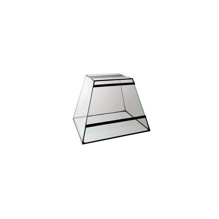 Terraario pyramid 40x35x30CM valonläpäisy katto 27CM -