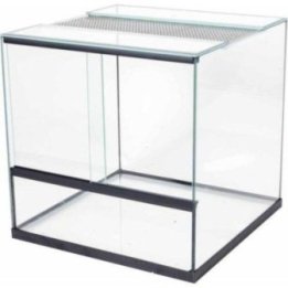 Terraario täyslasi 30L verkko 30x30x30CM ventilation -