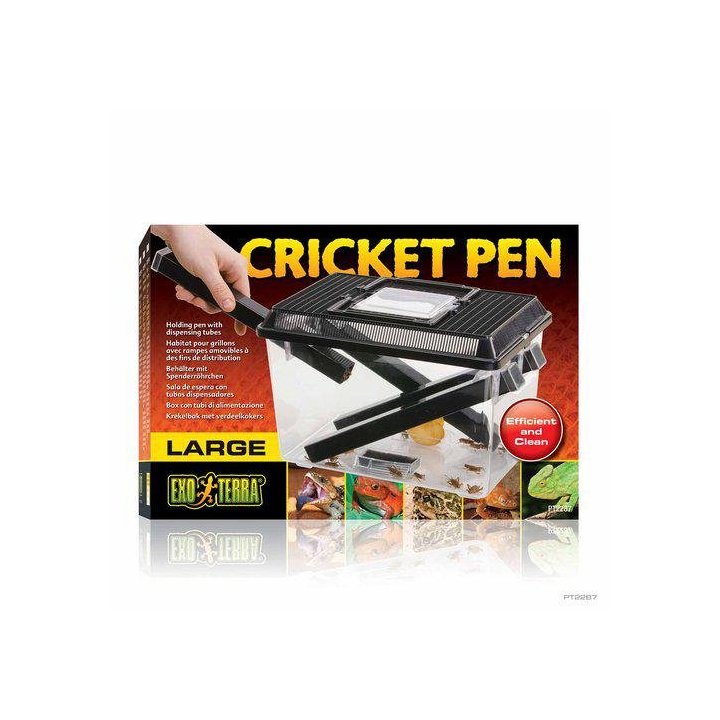 Exoterra muovi terraario cricket pen iso -