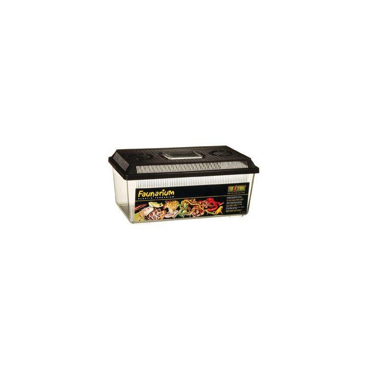 Exoterra muovi terraario 37x22x16.5CM 13.5L flat malli -