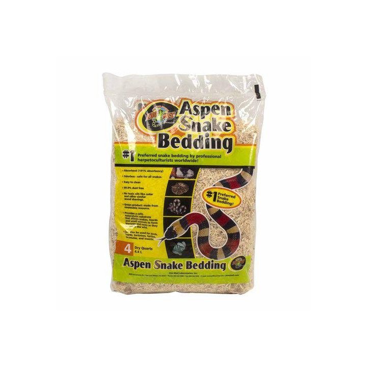 Zoo Med aspen snakebedding 4.4L - Zoo Med