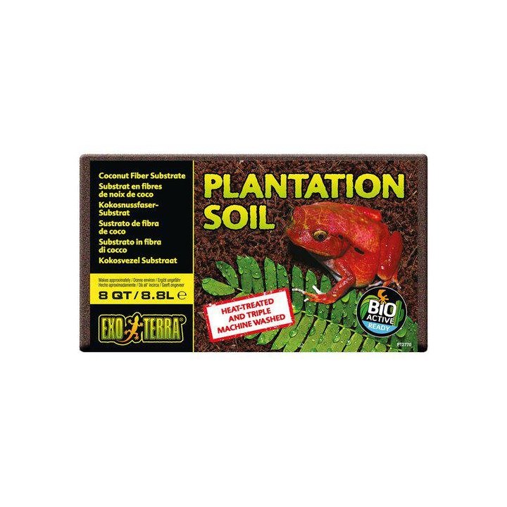 Exoterra plantation soil 8.8L trooppinen substraatti -