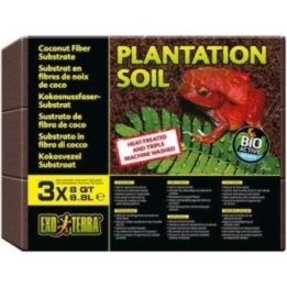 Exoterra plantation soil 3x 8.8L trooppinen substraatti -