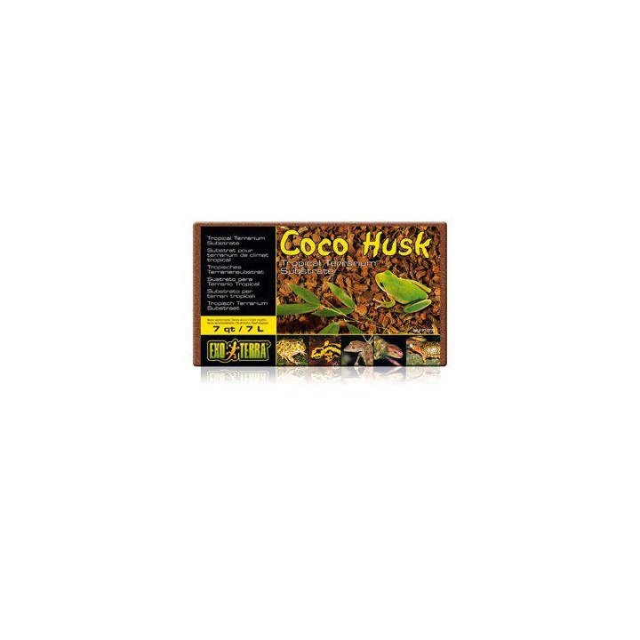 Exoterra coco husk 7L kookoslastut -