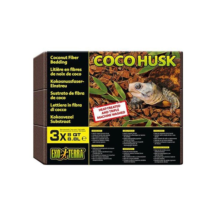 Exoterra coco husk 7L 3-packexoterra kookoslastut -