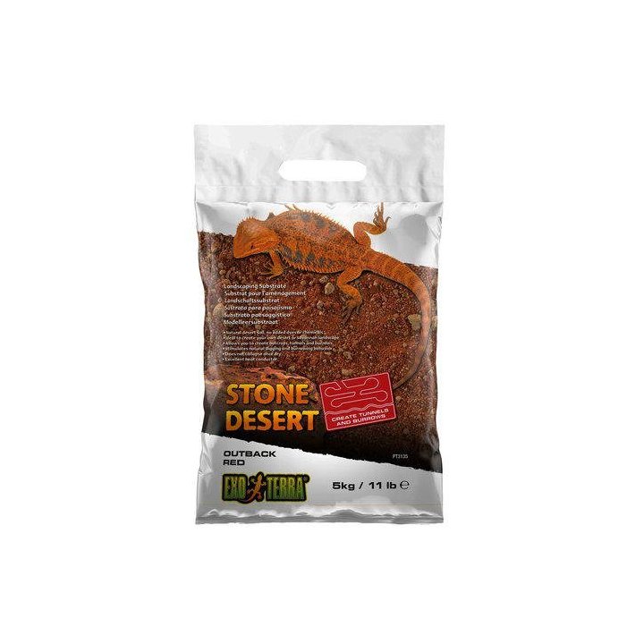 Exoterra kivi jälkiruoka punainen 5KG kaivosubstraatti -