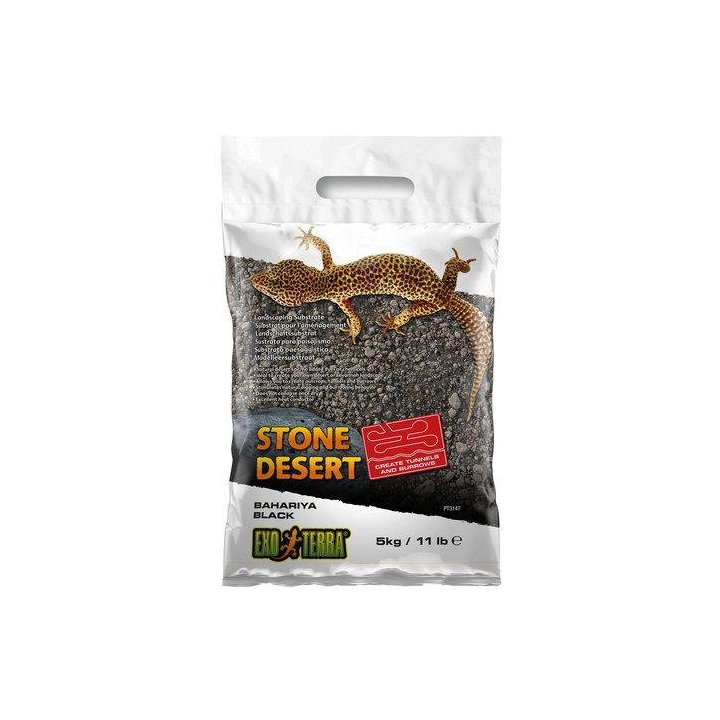 Exoterra kivi jälkiruoka musta5KG kaivosubstraatti -