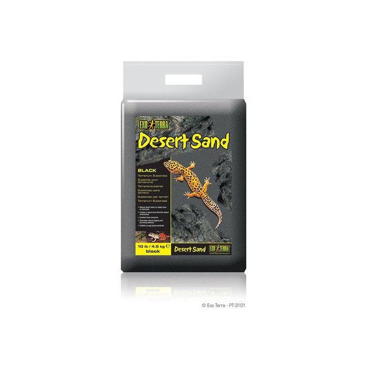 Exoterra desert hiekka musta 4.5KG -