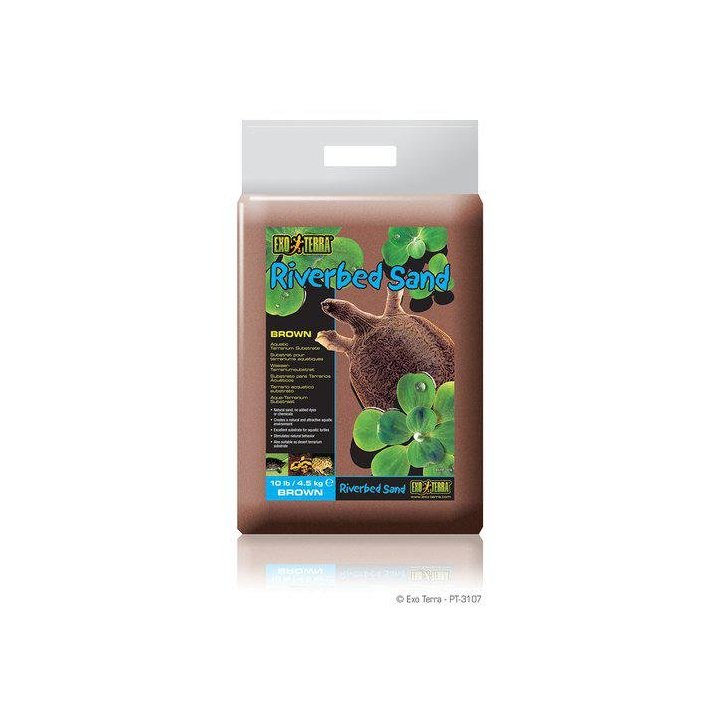 Exoterra riverbed hiekka ruskea 4.5KG -
