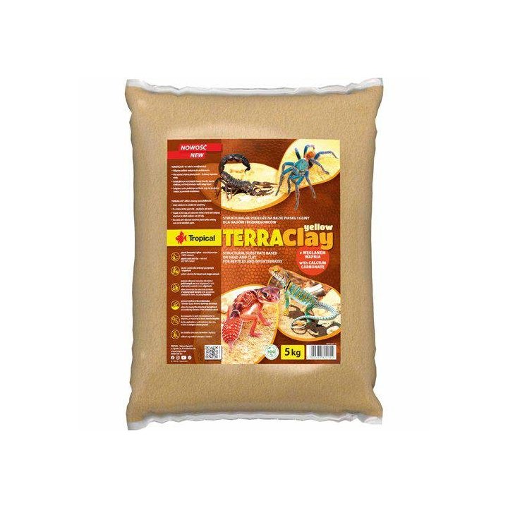 Tropical trooppinen terraclay keltainen 5KG - Tropical
