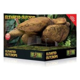 Exo Terra Elevated Outcrop Small – Wall-Mounted Terrarium Basking Ledge S 14,5x17,5x18CM