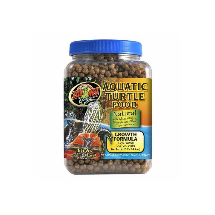 Zoo Med luonnollinen vesi kilpikonna ruoka 212GR growth formula - Zoo Med