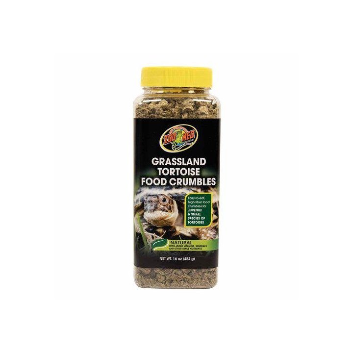Zoo Med grassland kilpikonna crumbles 440G - Zoo Med