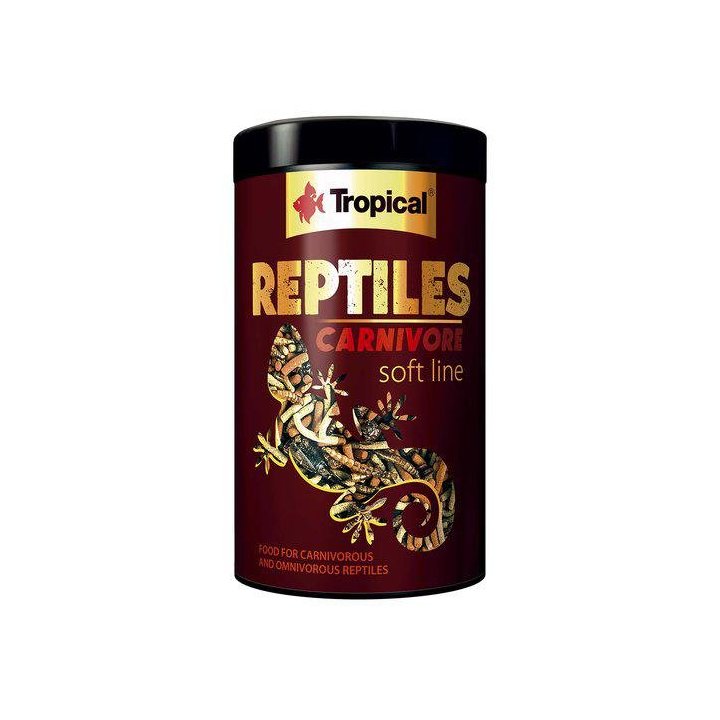 Tropical trooppinen soft line reptiles carnivore 1000ML/260G - Tropical