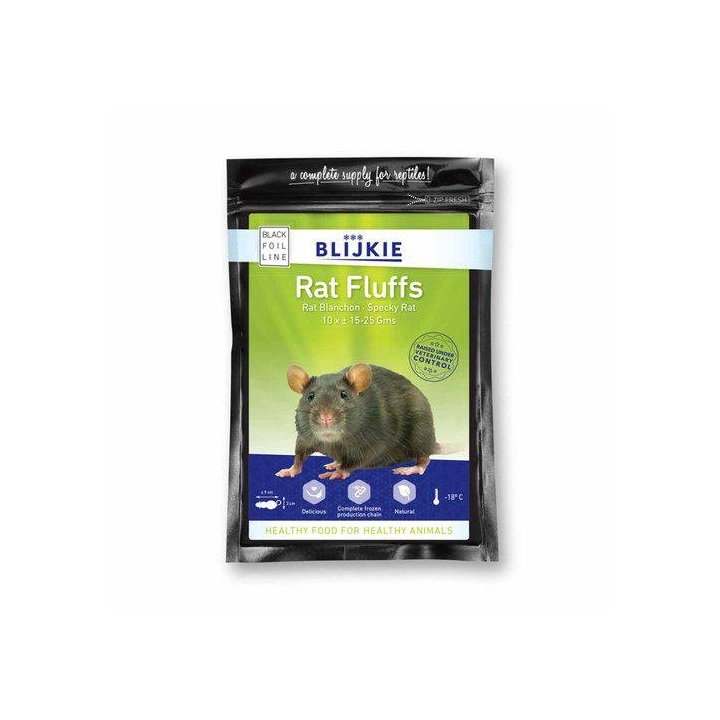 Fuzzy rat 9*3CM 12-25G 10-pakkaus -