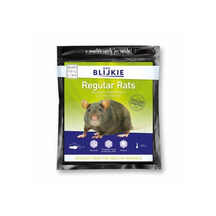 Regular rat 17x5,5CM 150-250G 3-pakkaus -