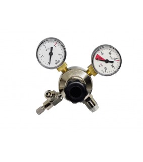 CO2 Pressure regulator Y-Model with 2 manometers and needle valve
