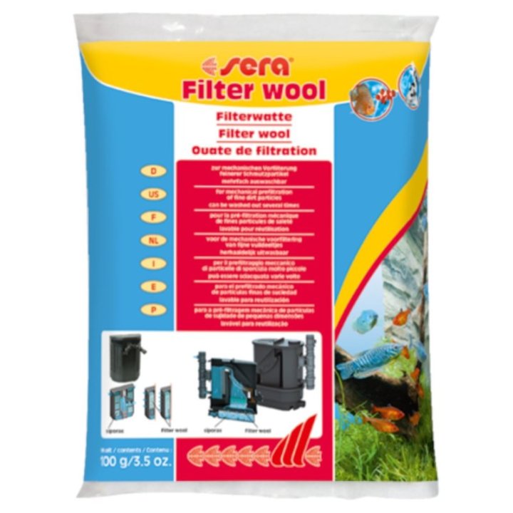 Sera Filter Wool suodatusvilla 100 g -
