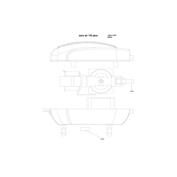 Sera Air 110 plus ilmapumppu -