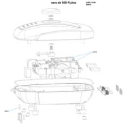 Sera Air 550 R plus ilmapumppu -