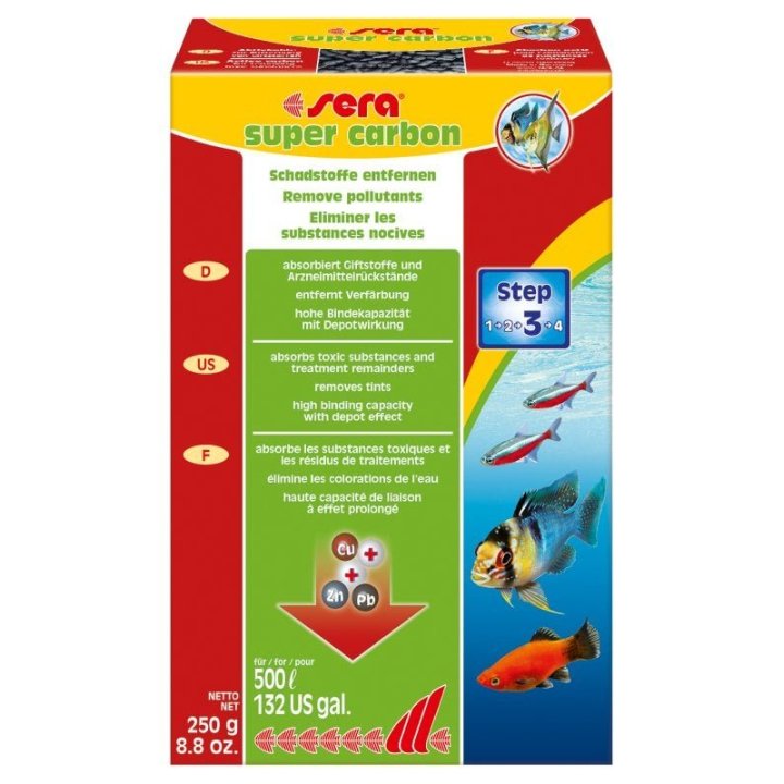 Sera Super Carbon 250 g -