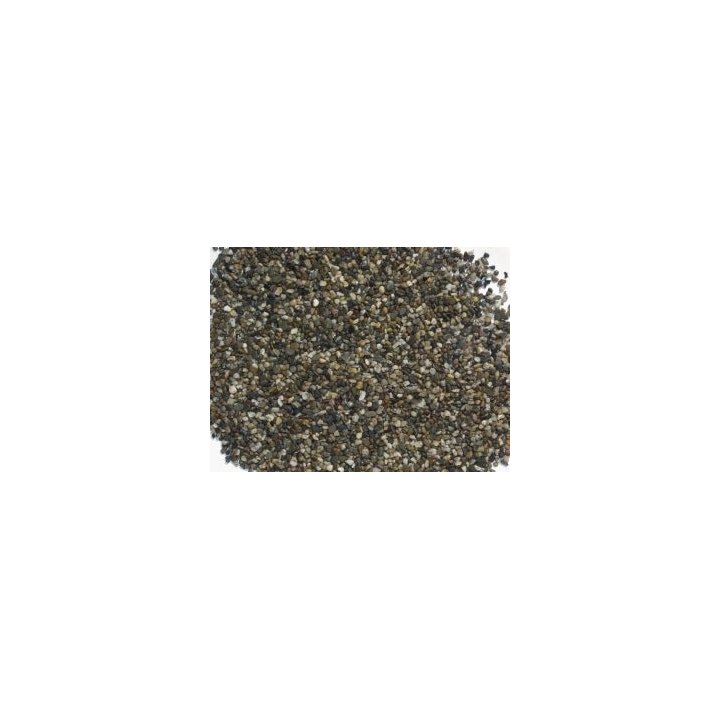 Beeztees akvaariohiekka tumma 8 kg 3-6 mm, värjäämätön -
