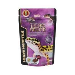 Hikari Leopa Delite täysravintopelletti leopardigekoille ja muille hyönteissyöjäliskoille.