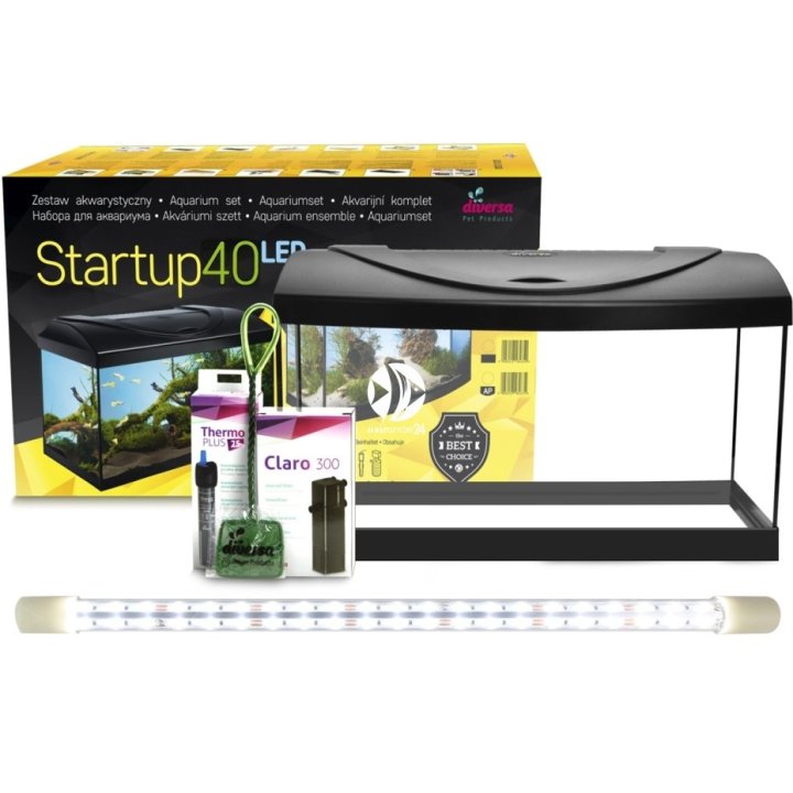 Diversa Aquarium Set with LED Expert Lighting | Akvaariokeidas