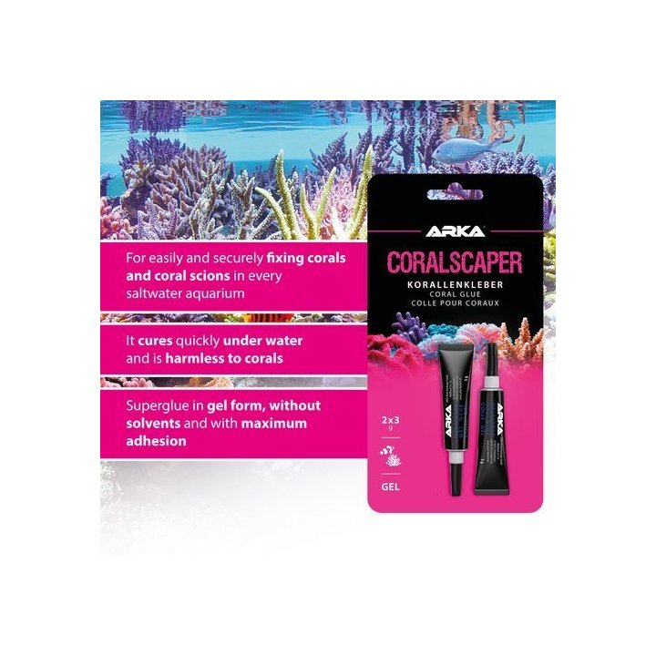 ARKA Coralscaper Gel - Super Glue | Akvaariokeidas