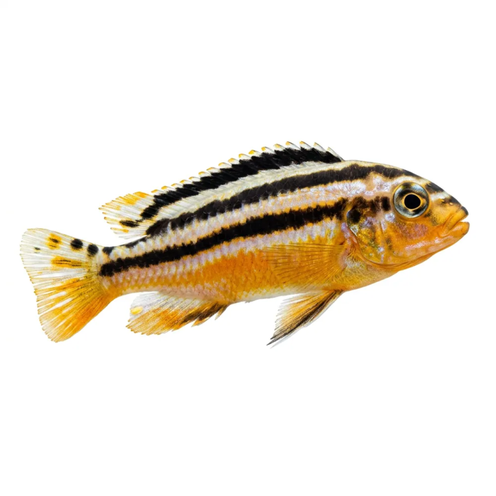 Malawi Ciklid Auratus 6-8CM Melanochromis auratus