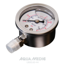 Aqua Medic Manometer - damped platinum line plus 24 V - Aqua Medic