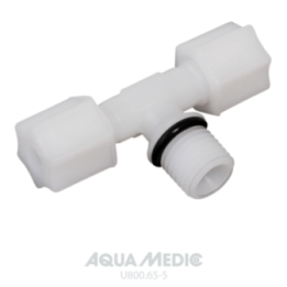 Aqua Medic T-piece 1/4" external thread 6/4-1/4"-6/4 with union nut platinum line plus - 24 V - Aqua Medic