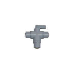 Spectrapure 3 way PVC Ball Valve 0,25 inch