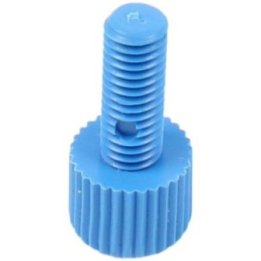 Tunze Knurled-head screw M8x20 blue