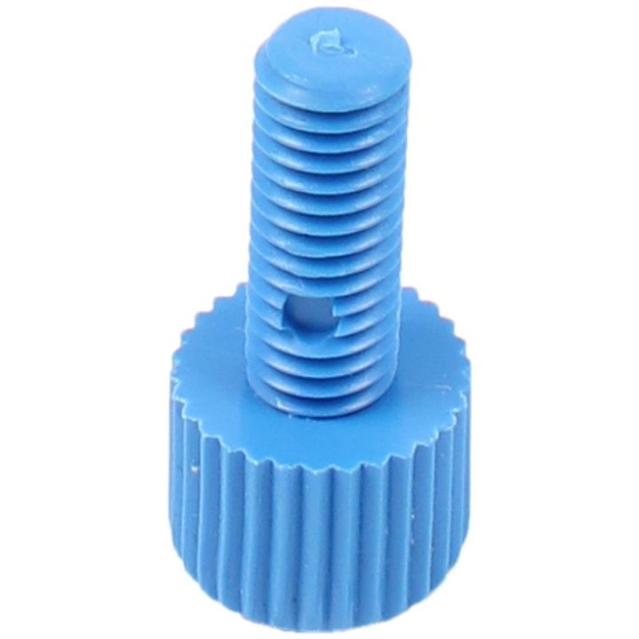 Tunze Knurled-head screw M8x20 blue