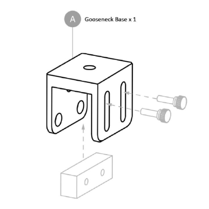 Kessil Gooseneck Base