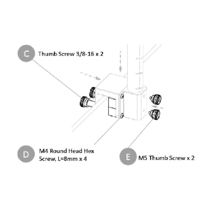 Kessil Mounting Arm Replacement Parts