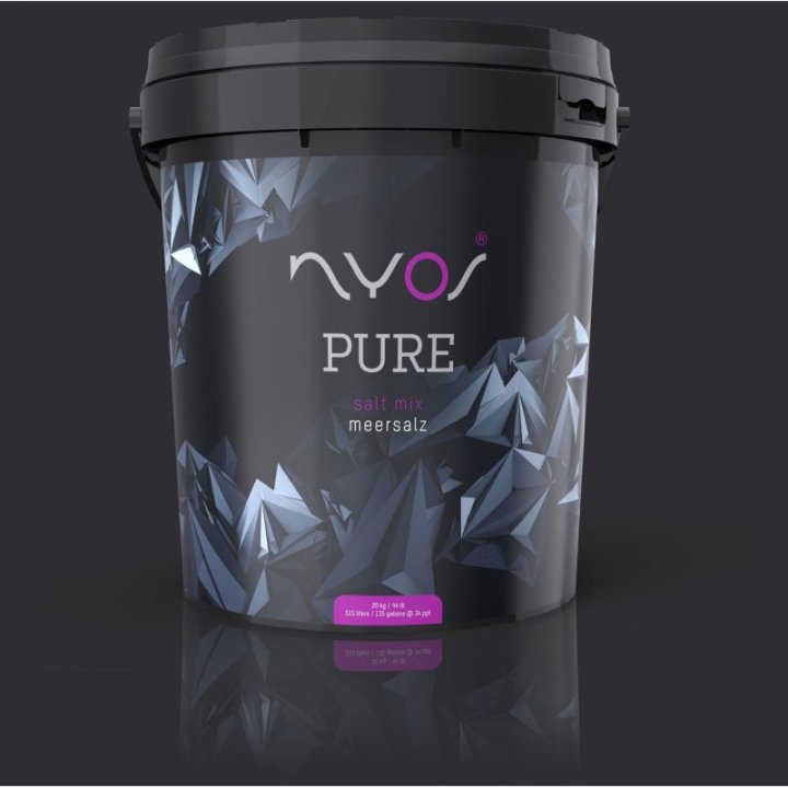 Nyos PURE havssalt, 20 kg hink | Akvaariokeidas
