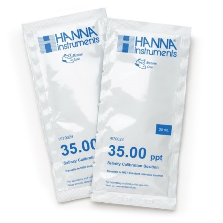 Hanna Calibration Fluid 35.00 PPT - 25 pcs of 20ml