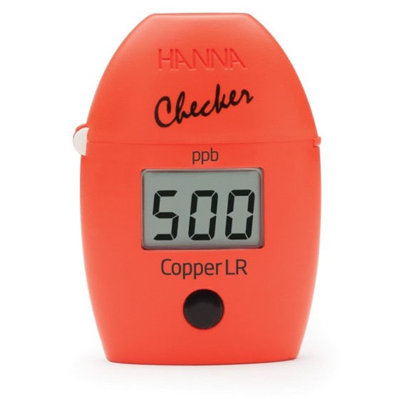 Hanna Checker pocket photometer for copper LR 0000 to 1500 mg/l