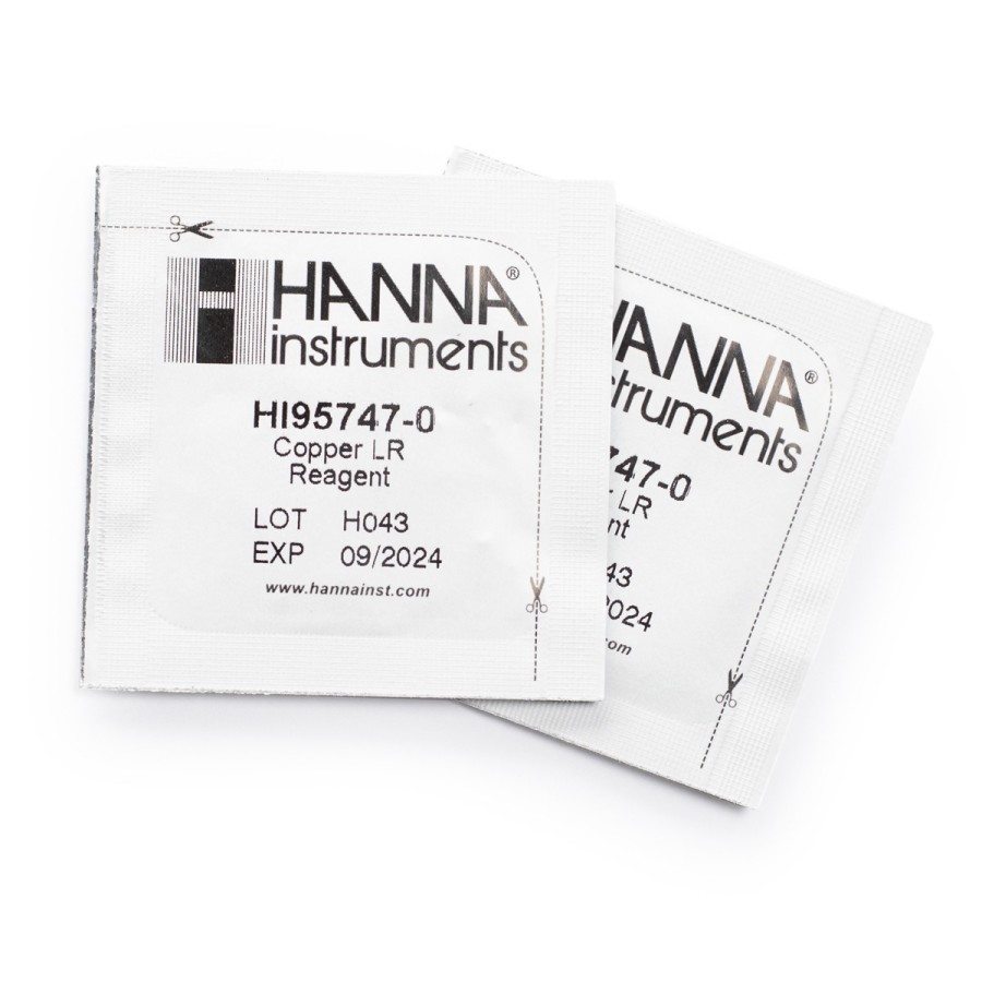 Hanna Reagents for Copper LR 0.00 to 1500 mg / l - ± 100 tests