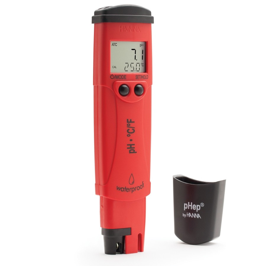 Hanna Water resistant pocket pH and temperature tester