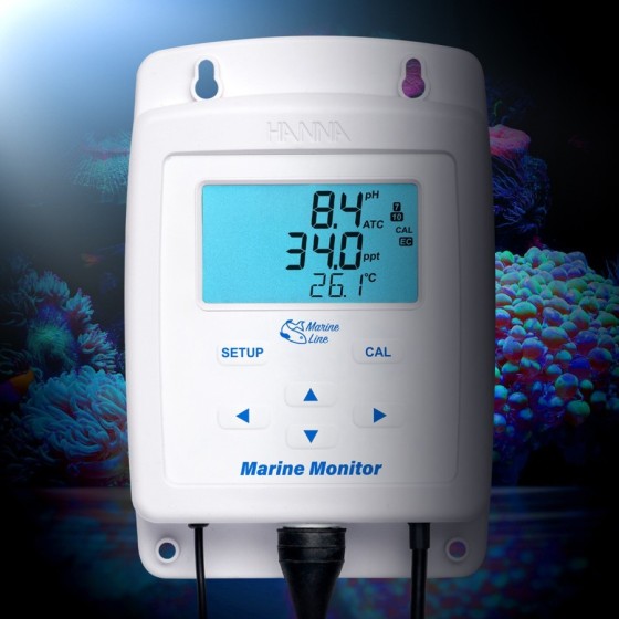 Hanna Monitor pH/Marine Salinity/temp