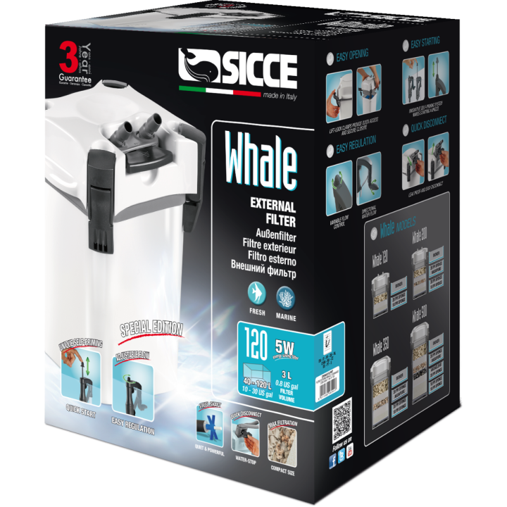 Sicce WHALE 120 BLACK