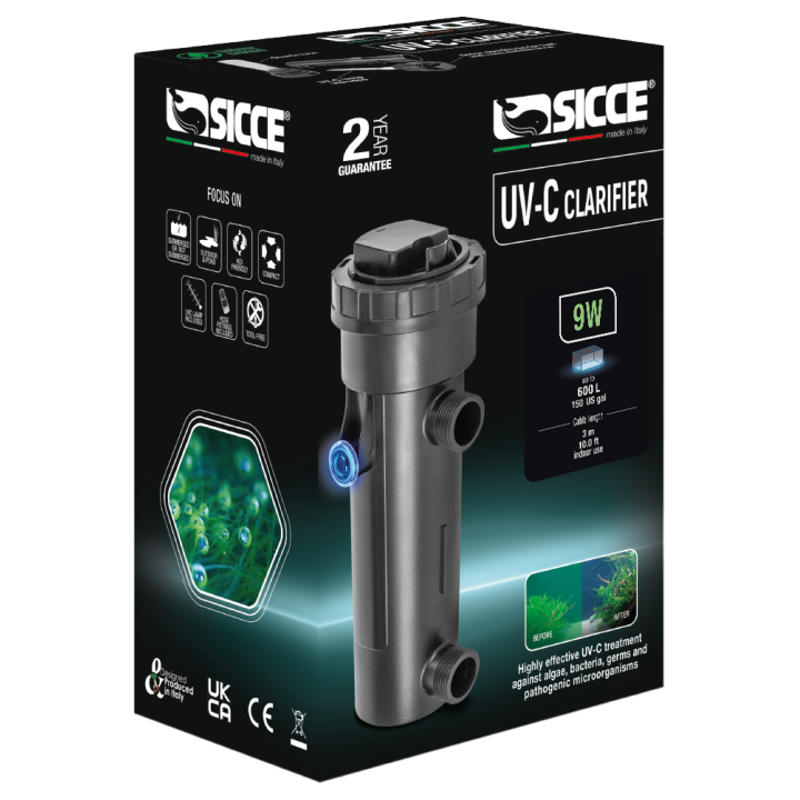 Sicce UV-C Clarifier - 9 W -